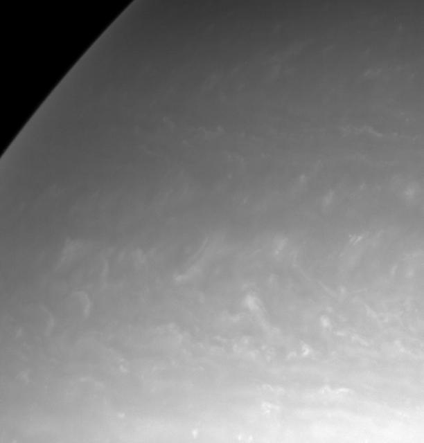 his scene contains a great deal of bright, whorl-shaped cloud activity