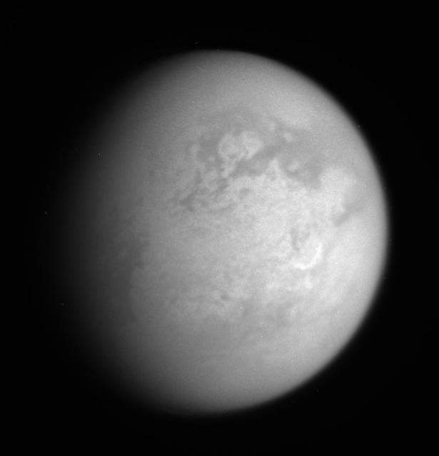 NASA image: Titan Smiles Back