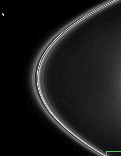 NASA image: Unidentified F Ring Objects