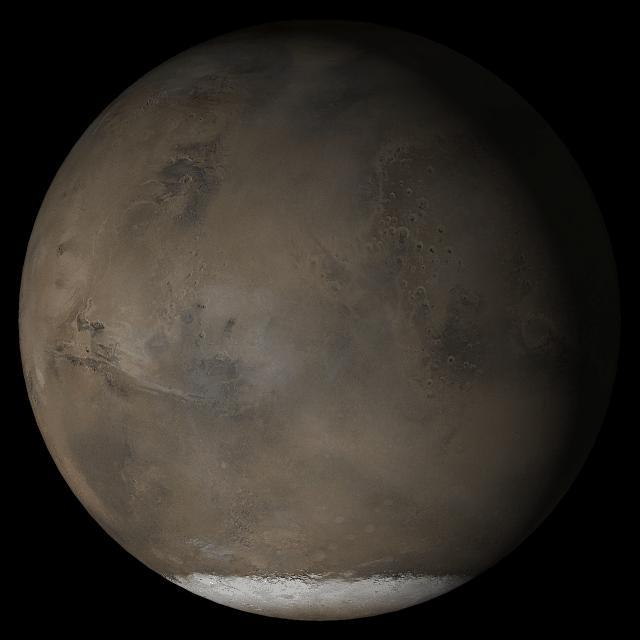 NASA image: Mars at Ls 193°: Acidalia/Mare Erythraeum