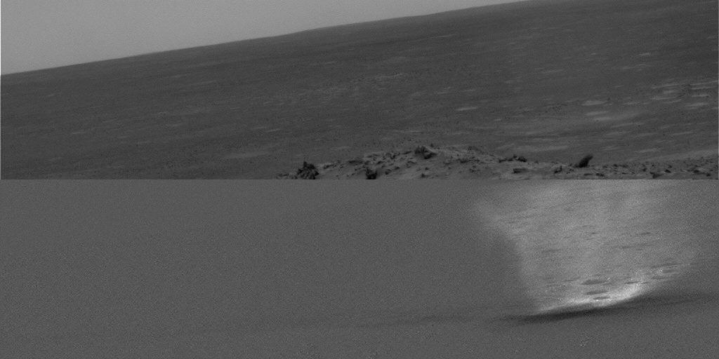 Gusev Dust Devil Movie, Sol 456 Plain and Isolated