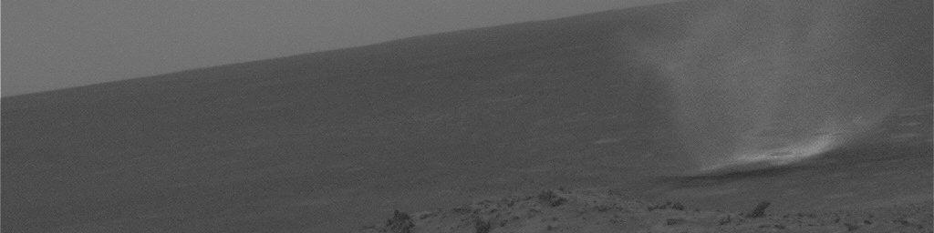 Gusev Dust Devil Movie, Sol 456 Enhanced