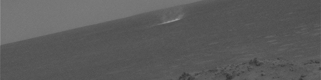 Gusev Dust Devil Movie, Sol 459 Enhanced
