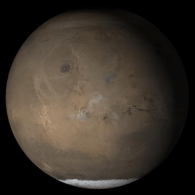 Mars at Ls 211°: Tharsis