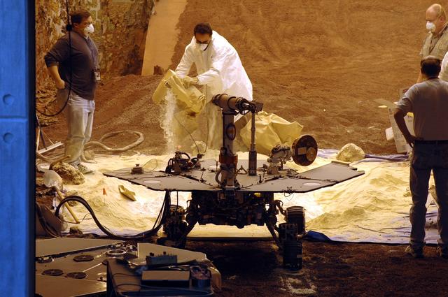 NASA image: Preparing to Test Rover Mobility