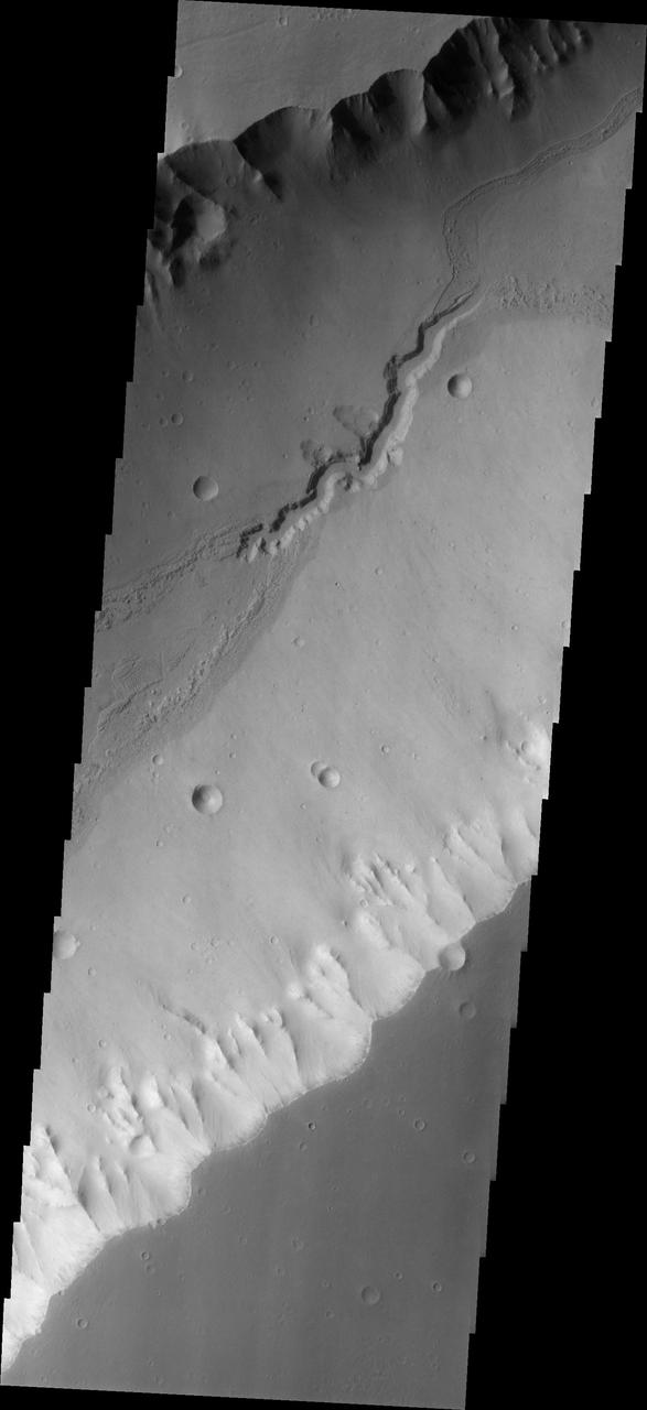 Water Flow Evidence in Kasei Vallis