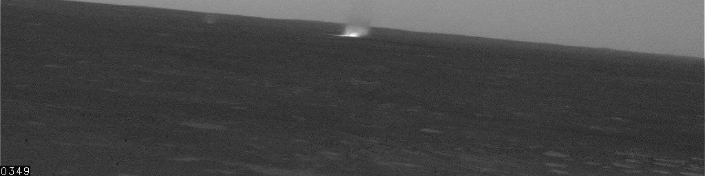 Several Dust Devils in Gusev Crater, Sol 461