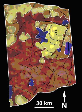 Geologic Map of Titan Volcano
