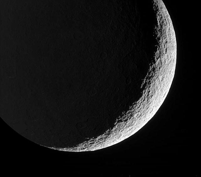 NASA image: Ragged Crescent