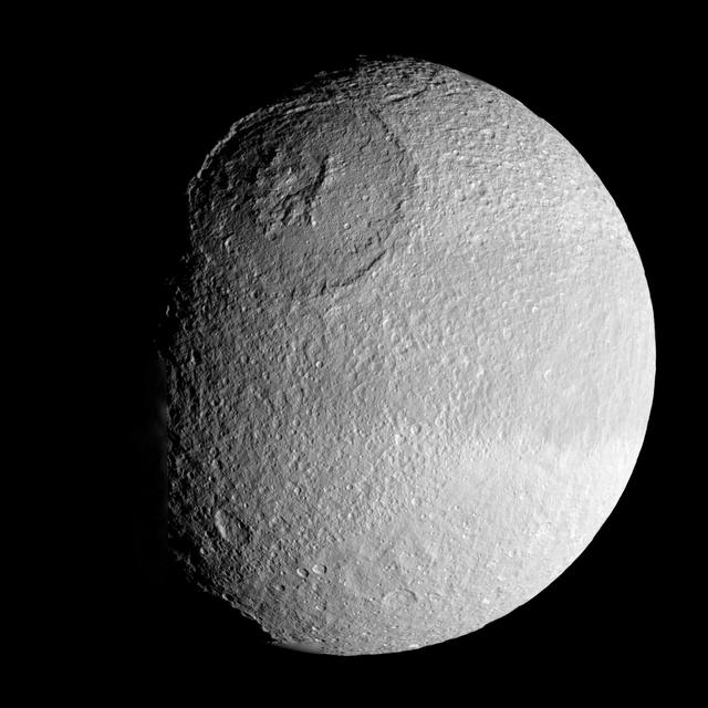 NASA image: The Crown of Tethys