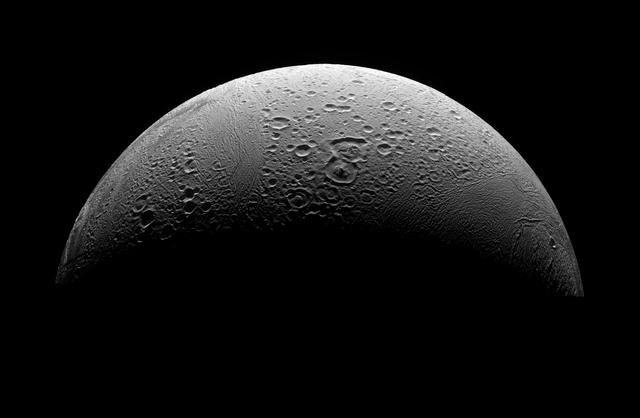 NASA image: The North Polar Region of Enceladus