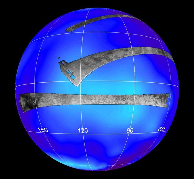 NASA image: Radar Flyby of Titan - April 30, 2006