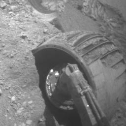 Opportunity Rolls Free Again Right Front Wheel