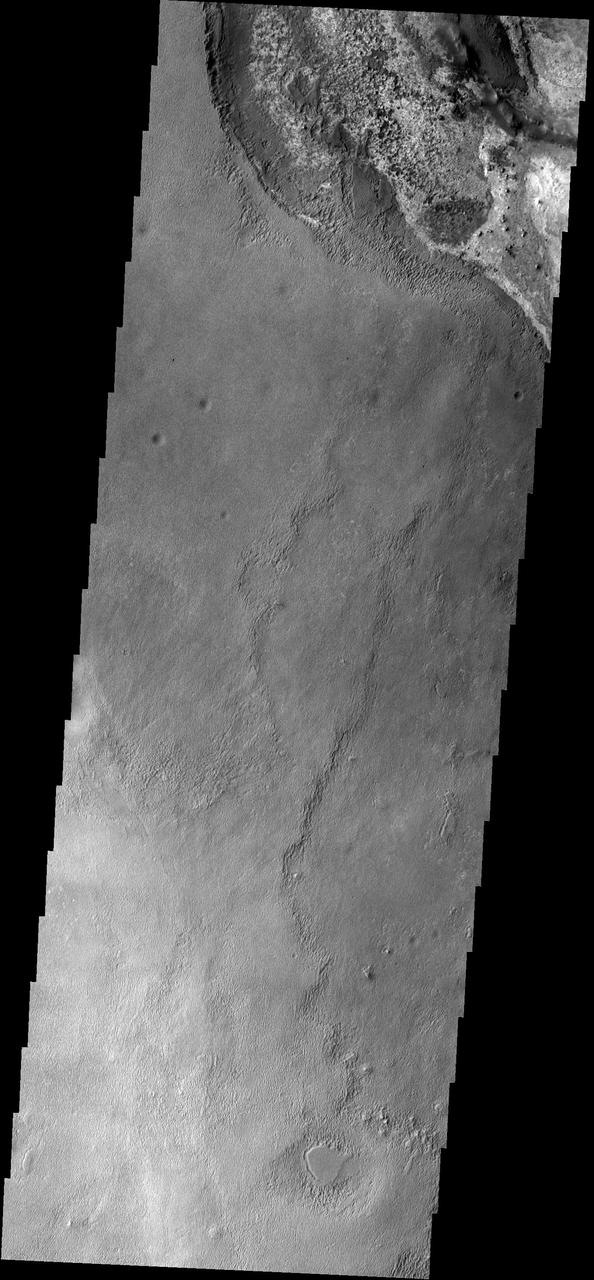 This image shows a small part of Meridiani Planum, the site of the Opportunity Rover