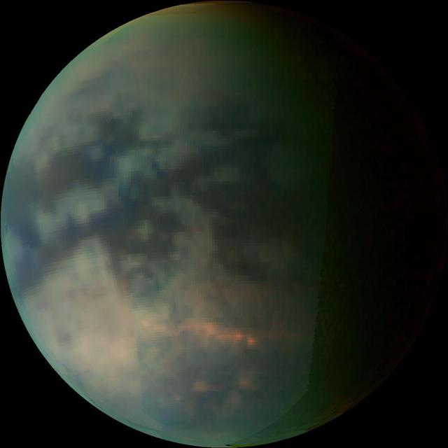 NASA image: Clouds over Titan