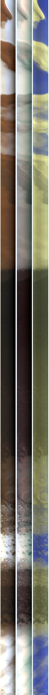 The CRISM, a mineral mapping instrument on NASA Mars Reconnaissance Orbiter, began observing Mars after its lens cover was opened on Sept. 27, 2006.