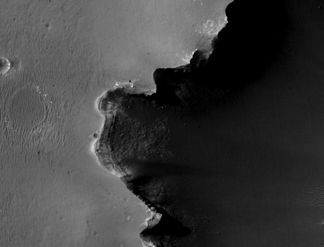 NASA image: Opportunity at Crater Cape Verde Red Filter