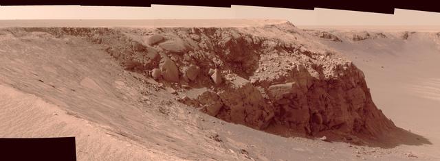 NASA image: View of Cape St. Mary from Cape Verde Altered Contrast