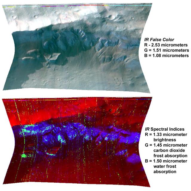 NASA image: Seasonal Frost in Terra Sirenum