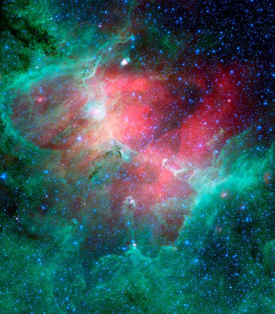 NASA image: Cosmic Epic Unfolds in Infrared