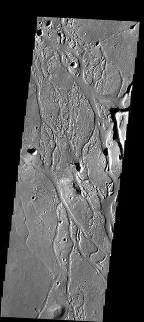 NASA image: Hephaestus Fossae