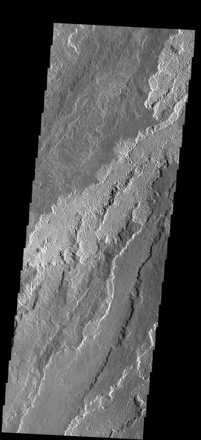 NASA image: Arsia Mons Flows