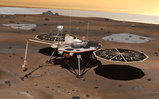 NASA image: Phoenix Lander on Mars Artist Concept
