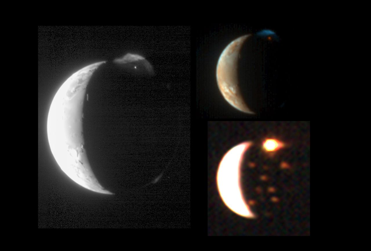This montage demonstrates New Horizons ability to observe the same target in complementary ways using its diverse suite of instruments.
