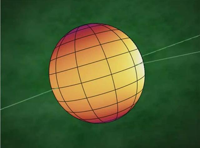 This image shows the first-ever map of the surface of an exoplanet, or a planet beyond our solar system. Showing temperature variations across the cloudy tops of a gas giant called HD 189733b, the infrared data is taken by NASA Spitzer Space Telescope.