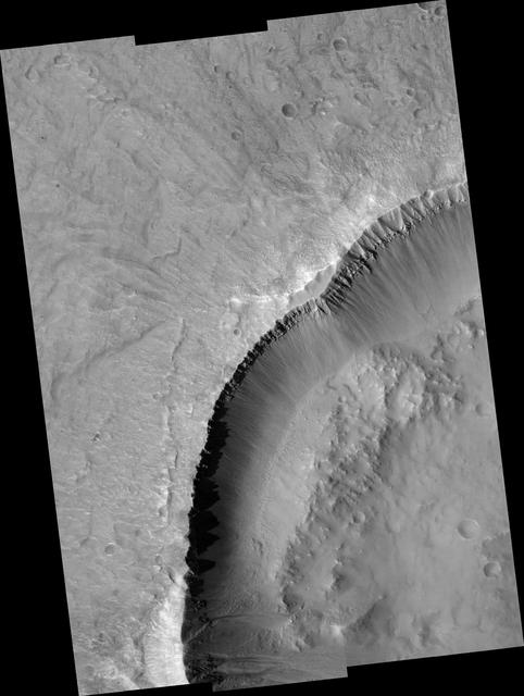 NASA image: Gullies