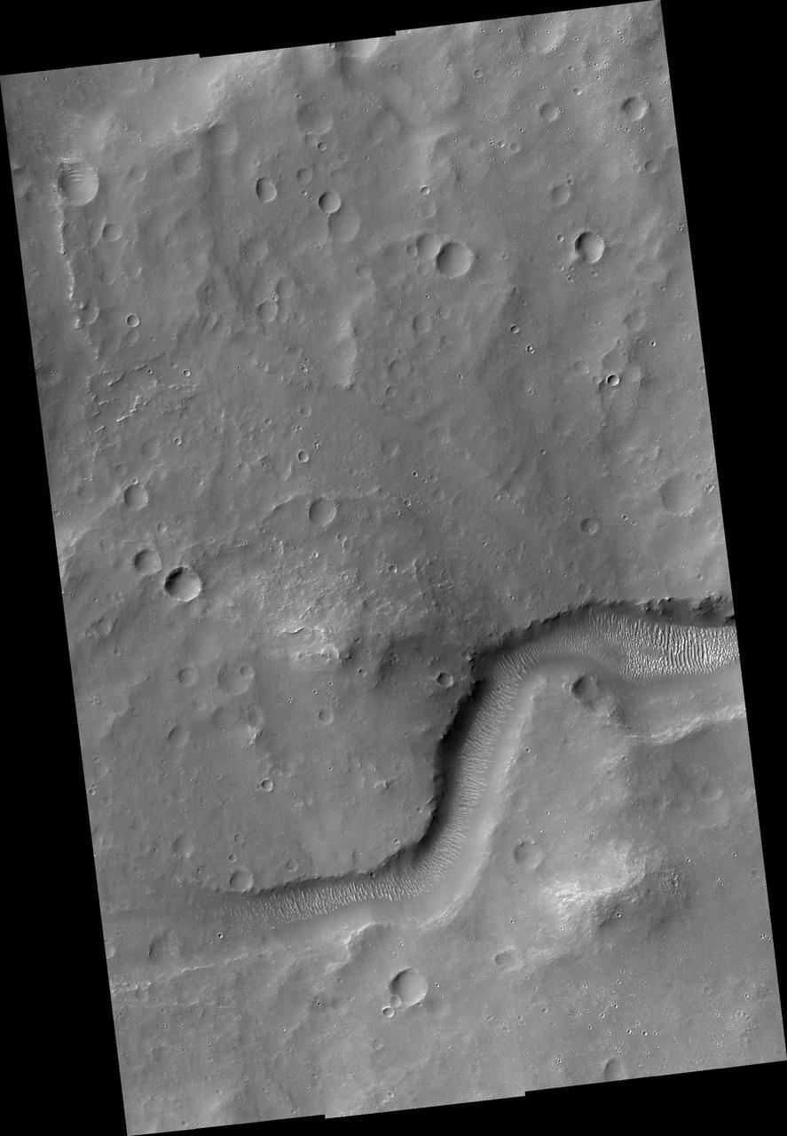 Delta in Crater South of Parana Basin