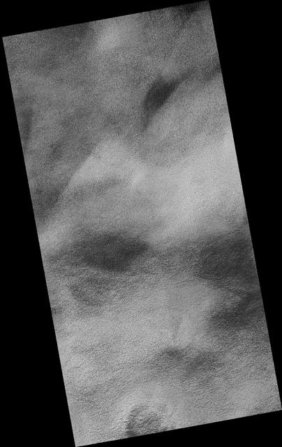 NASA image: Polygonal Ground with Seasonally Dark Edges