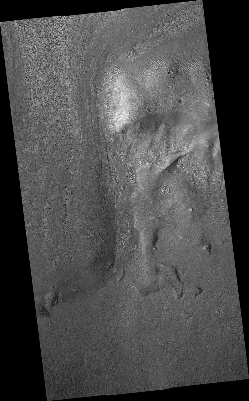 Lobate Apron in Deuteronilus Mensae