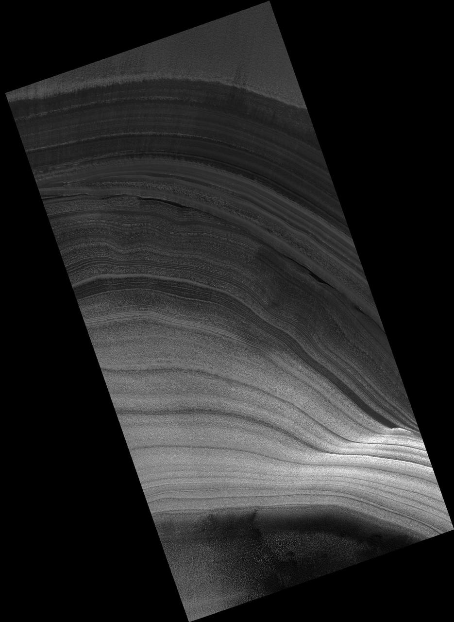 Exposure of Polar Layered Deposits