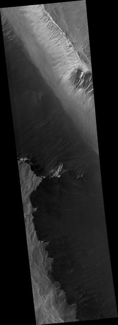 NASA image: Gullied Trough in Noachis Terra