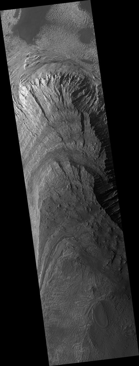 Light-Toned Material in Melas Chasma