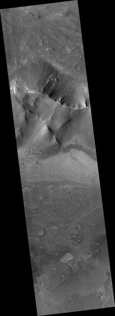 NASA image: Proposed MSL Site in Melas Chasma