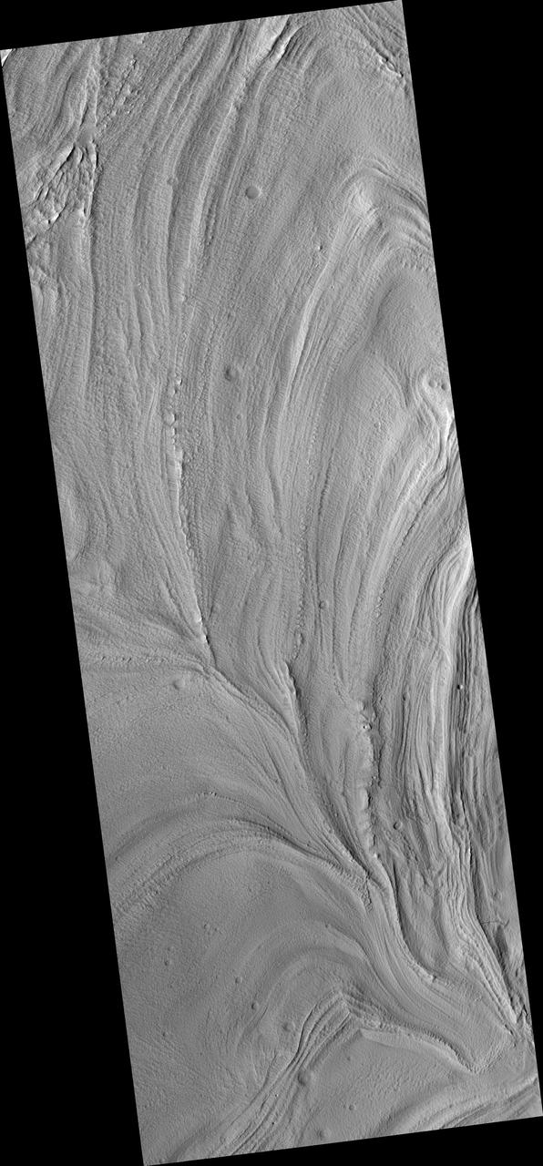 Glacier-Like Flow on Arsia Mons Flank