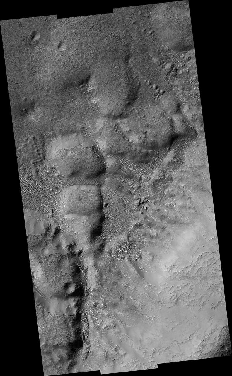 Mantling Material on Crater Floor