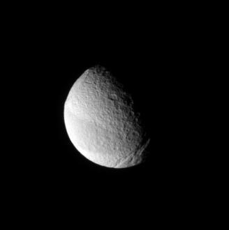 NASA image: The Triad of Tethys