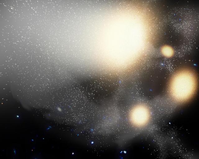 NASA image: Galactic Pile-Up Artist Concept