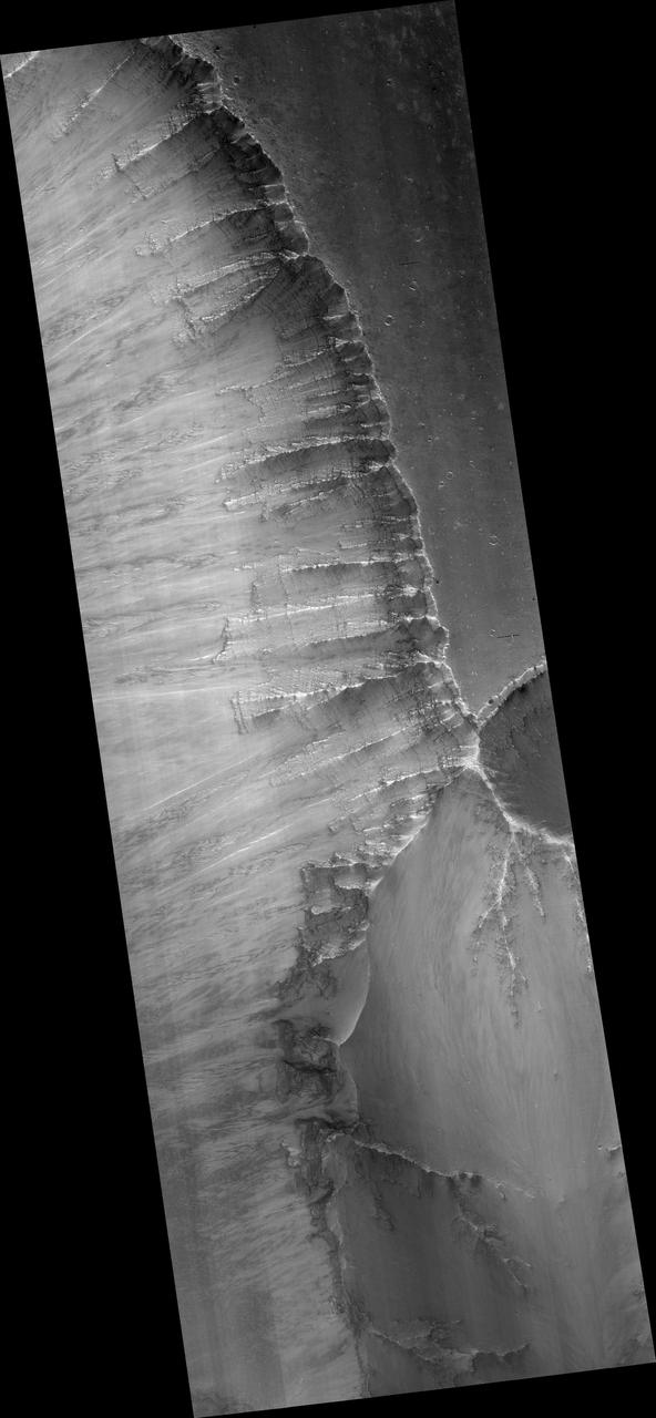 Exposed Layers in Central Valles Marineris