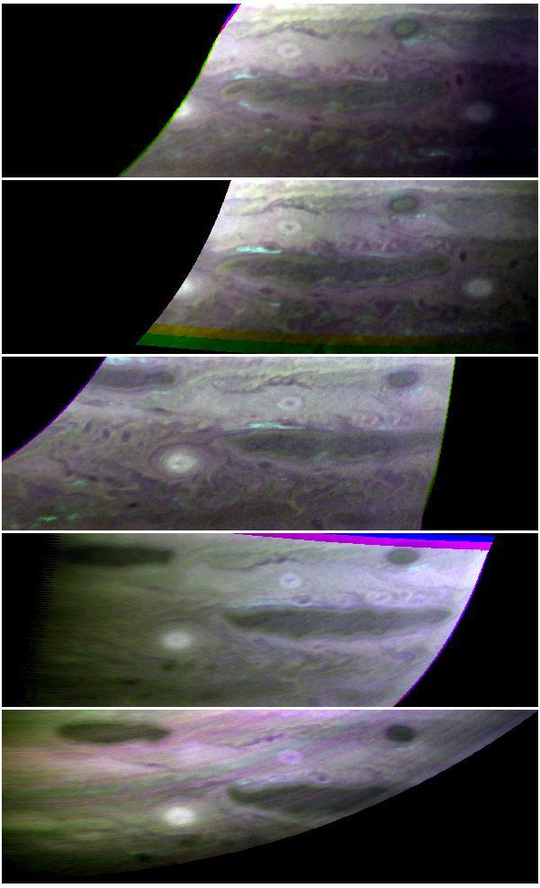 The top cloud layer on Jupiter is thought to consist of ammonia ice, but most of that ammonia hides from spectrometers. It does not absorb light in the same way ammonia does.