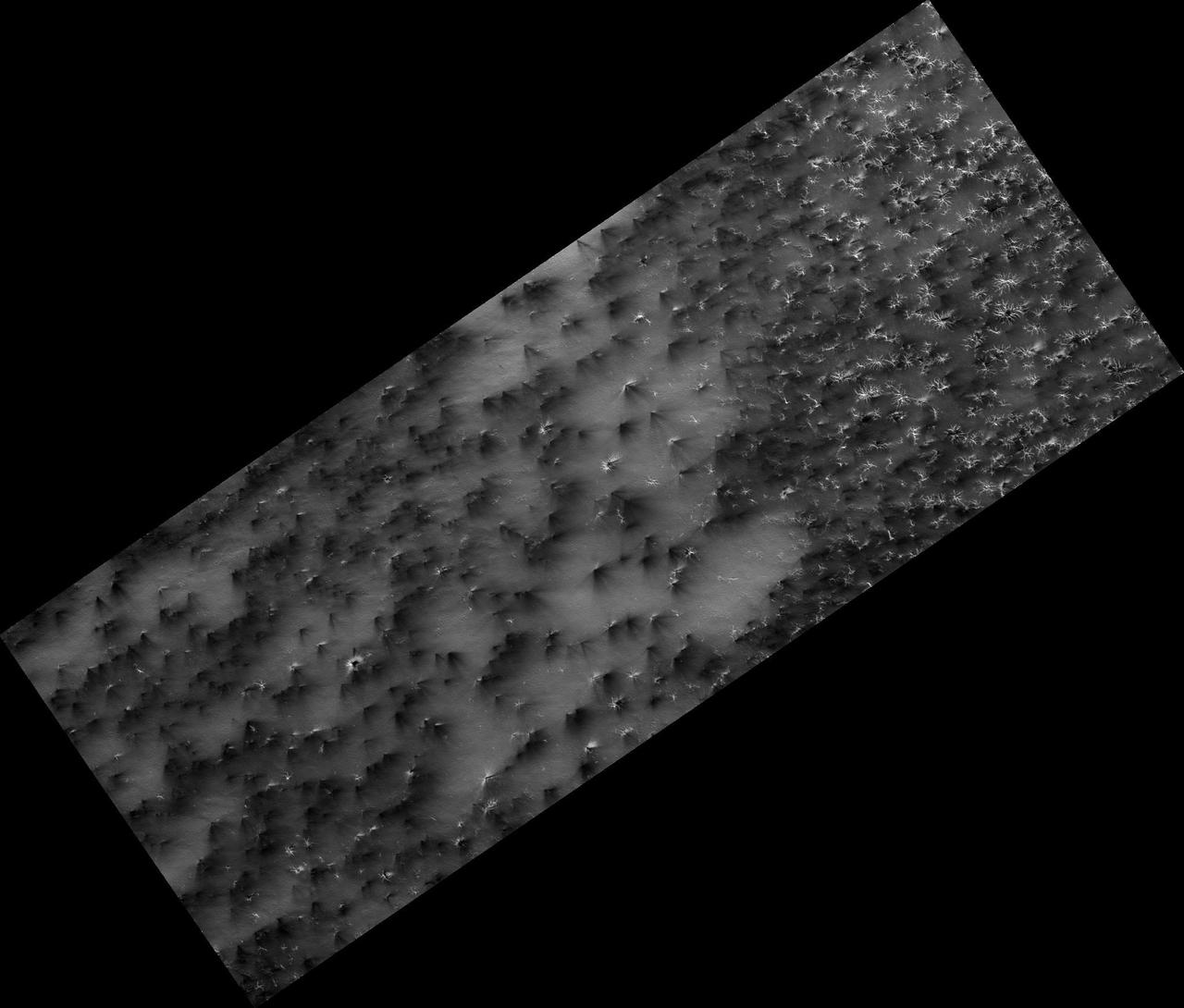 Science in Motion: Isolated Araneiform Topography