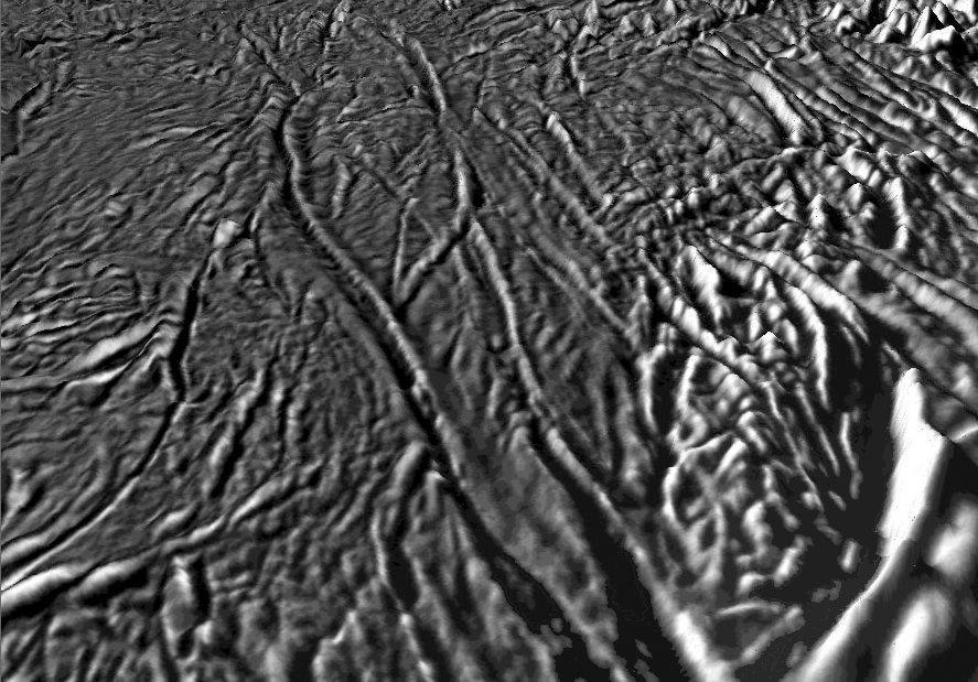 Tiger Stripes on Enceladus - Fracture Zones and Plumes Sources