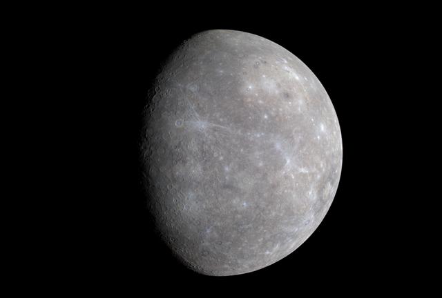 NASA image: Mercury Shows its True Colors