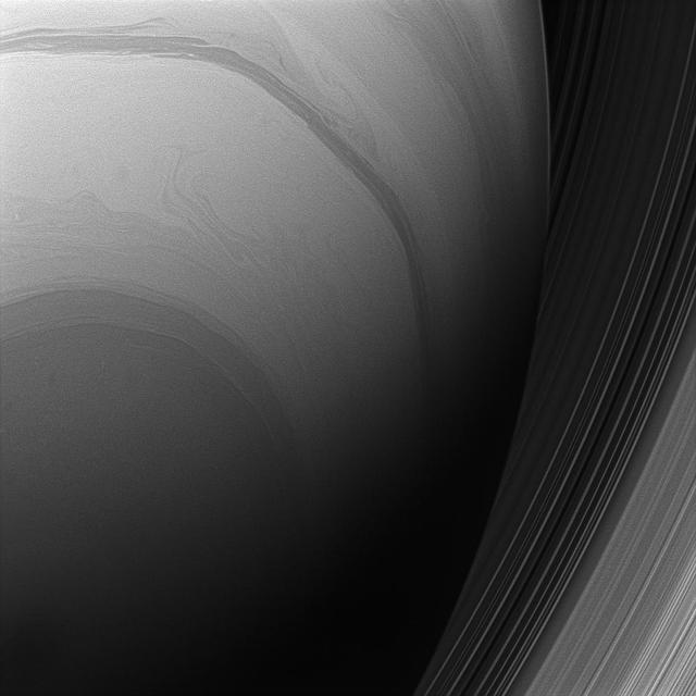 Saturn from Below
