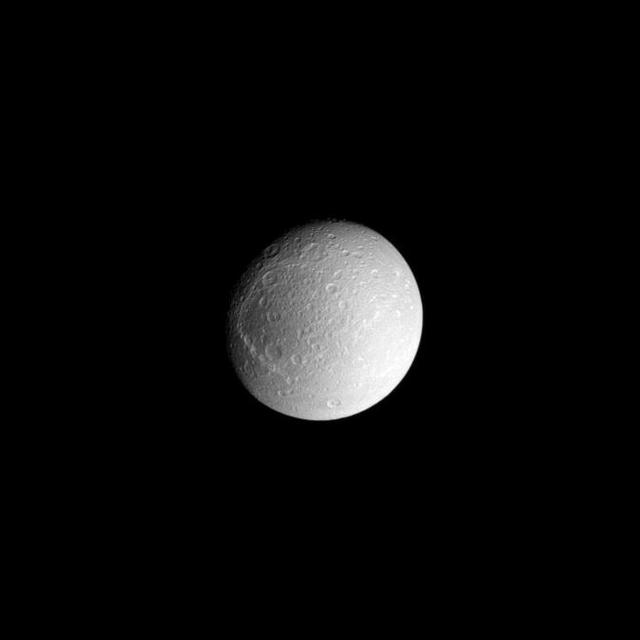 NASA image: Dione Transition Zone