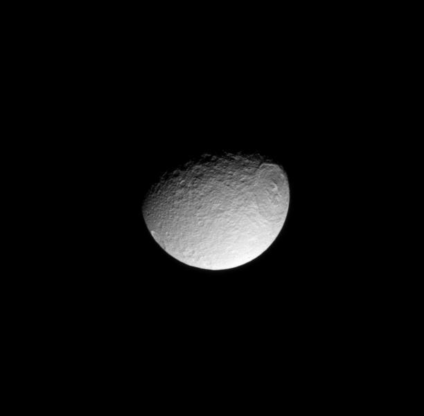 Icy Crown on Tethys