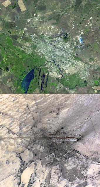 NASA image: Astana, Kazakhstan